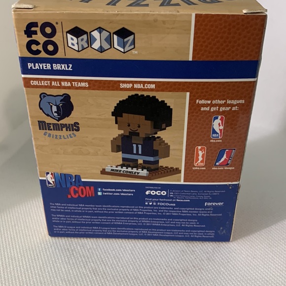 New in box , Mike Conley from The Memphis Grizzlies Lego Kit - Picture 2 of 3